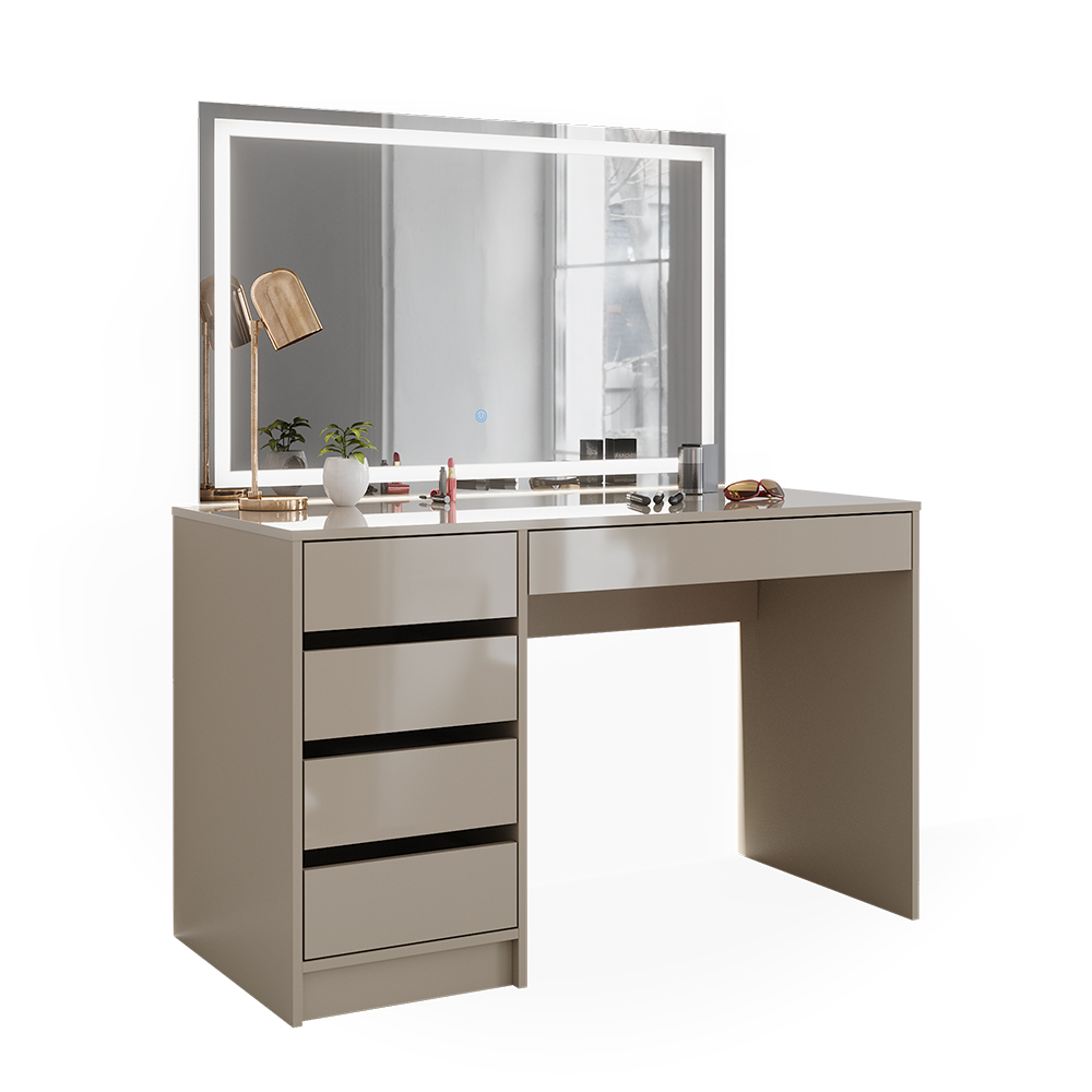 Schminktisch Vicco Sherry 120 cm mit LED-Spiegel - Bild 52 von 89