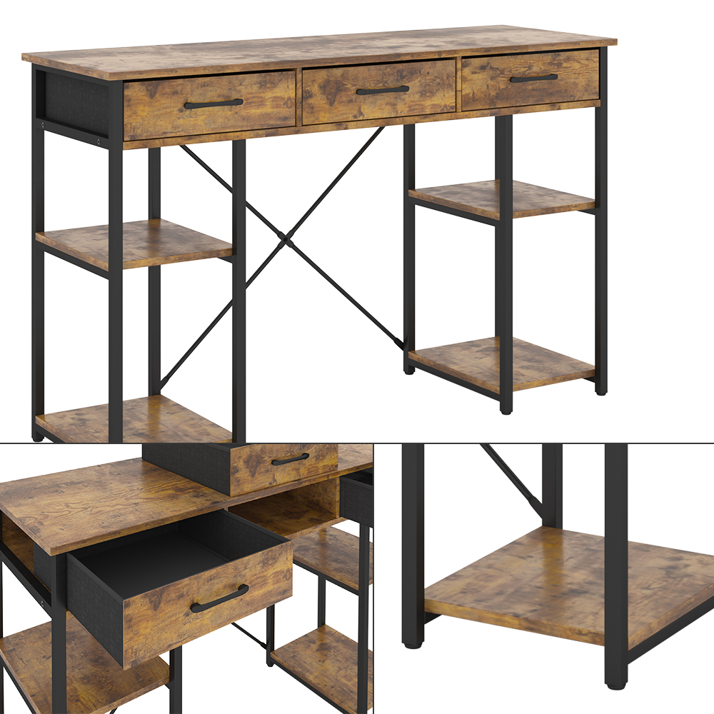 Schminktisch Vicco Chino 120 cm mit Schubladen