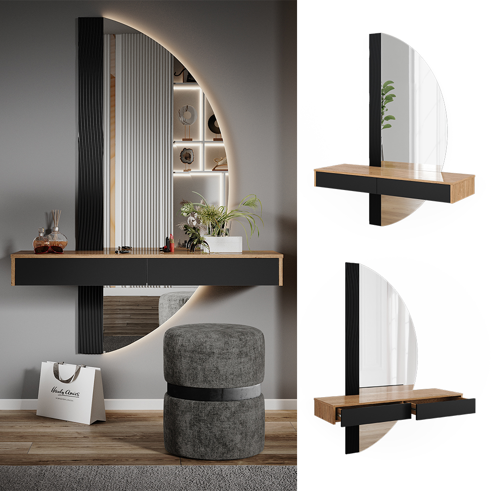 Schminktisch Vicco Melisa 120 cm mit LED Beleuchtung - Bild 22 von 29