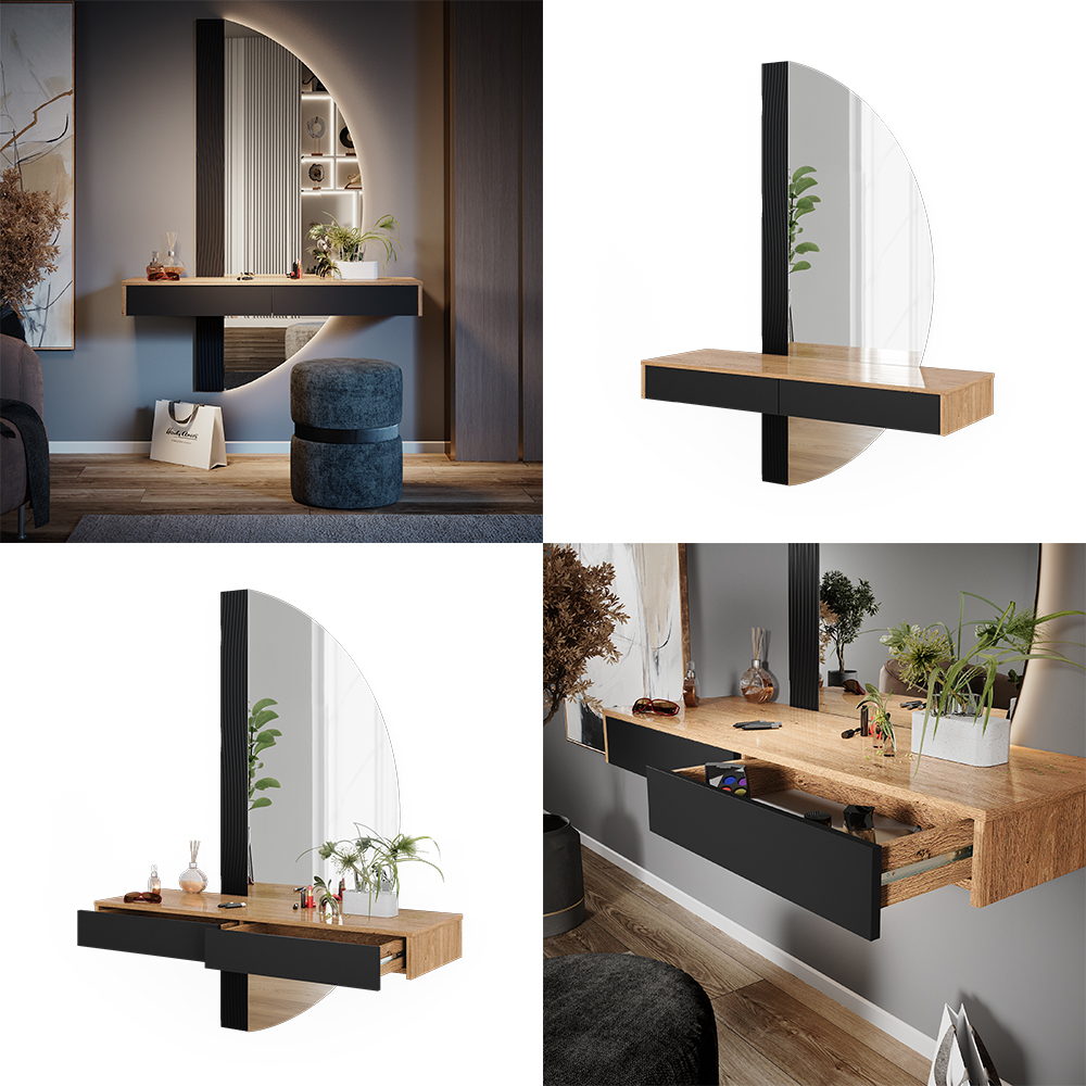 Schminktisch Vicco Melisa 120 cm mit LED Beleuchtung - Bild 28 von 29