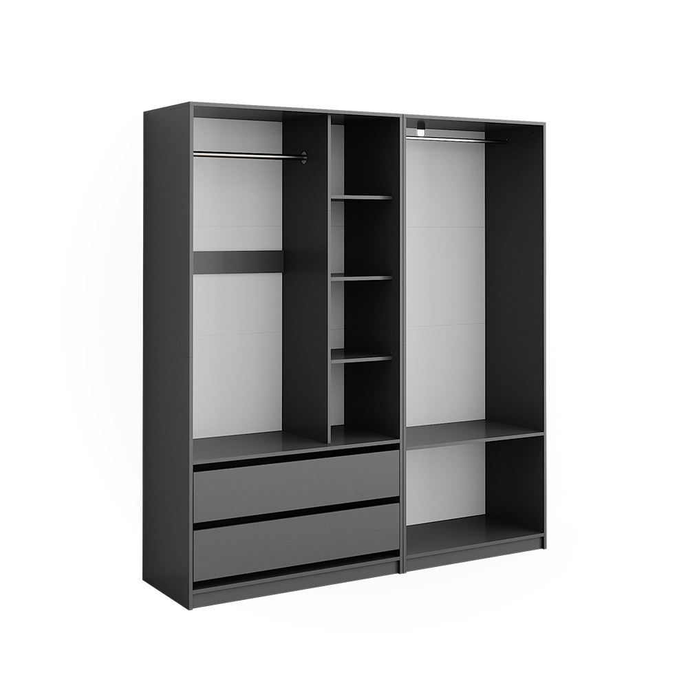 Kleiderschrank Vicco Elmo 100 x 200 cm 2er Set