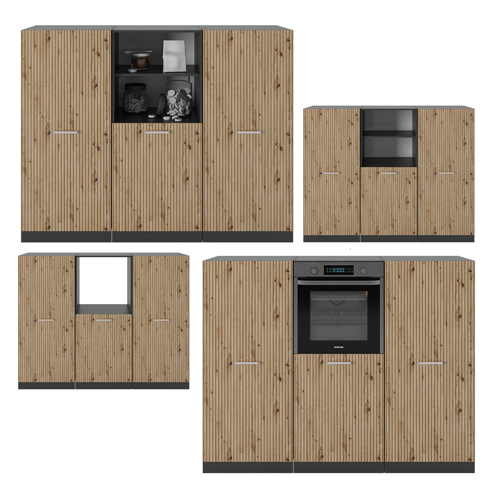 Einbauküche Vicco R-Line 180 cm ohne Arbeitsplatte - Bild 75 von 104