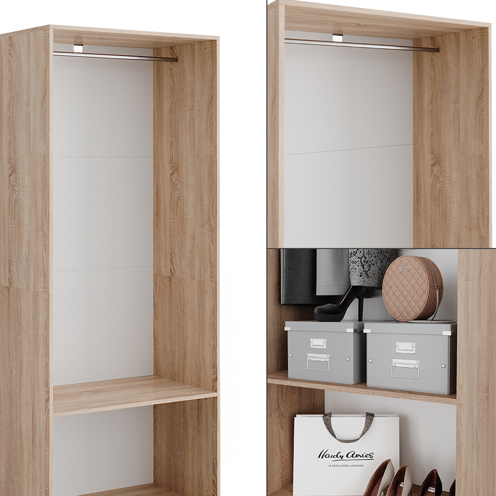 Kleiderschrank Vicco Elmo 80 x 200 cm