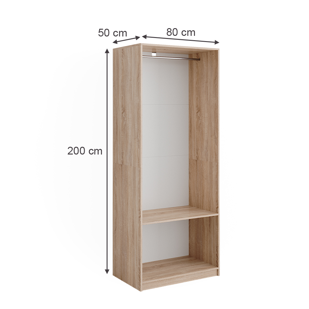 Kleiderschrank Vicco Elmo 80 x 200 cm