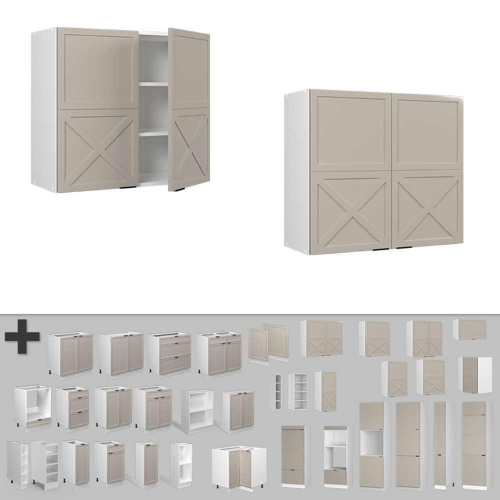 Hängeschrank Vicco Fame-Line 80 cm - Bild 9 von 27