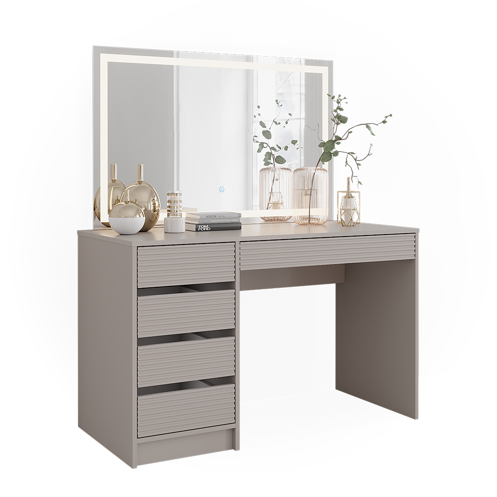 Schminktisch Vicco Sherry 120 cm mit LED-Spiegel - Bild 79 von 89
