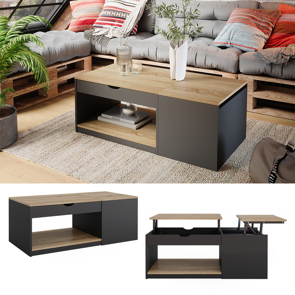 Couchtisch Vicco Avela 55 x 110 cm - Bild 11 von 18