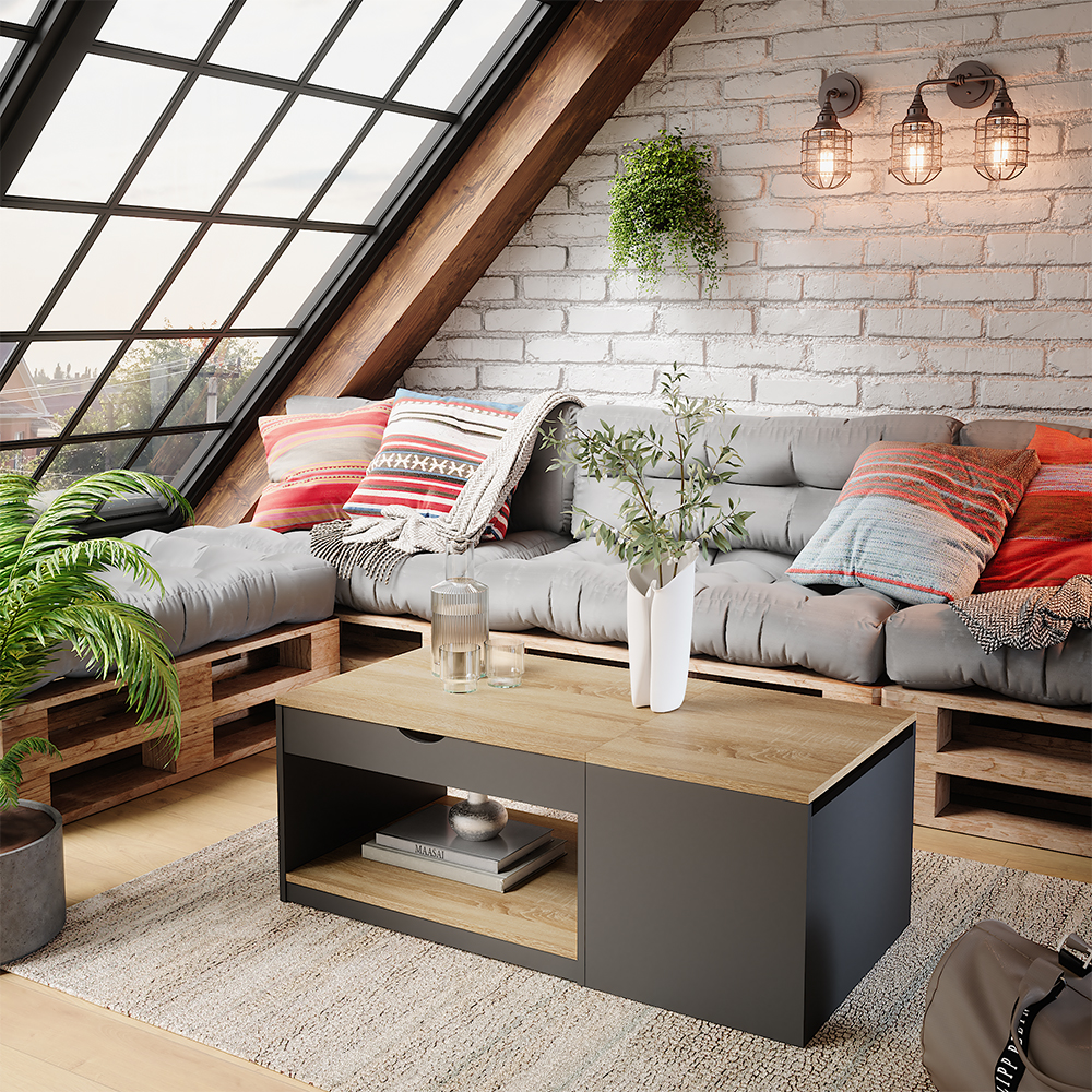 Couchtisch Vicco Avela 55 x 110 cm - Bild 13 von 18