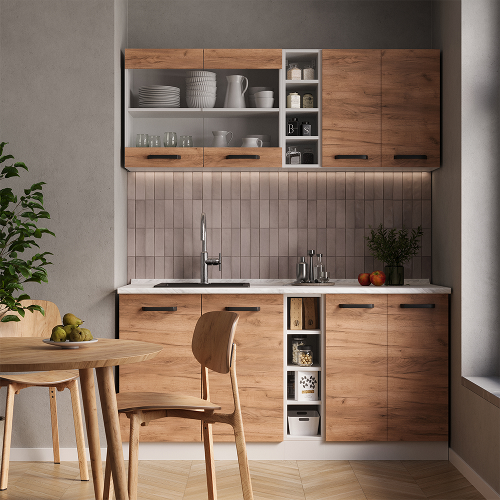 Singleküche Vicco R-Line 160 cm ohne Arbeitsplatte - Bild 111 von 116