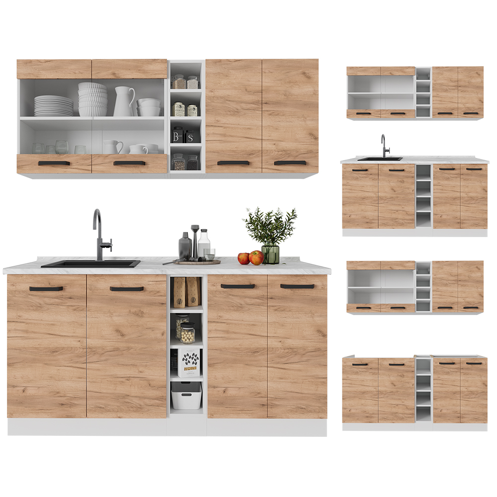 Singleküche Vicco R-Line 160 cm ohne Arbeitsplatte - Bild 114 von 116