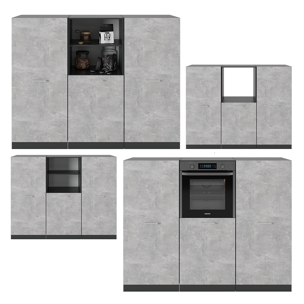 Einbauküche Vicco R-Line 180 cm ohne Arbeitsplatte - Bild 104 von 104