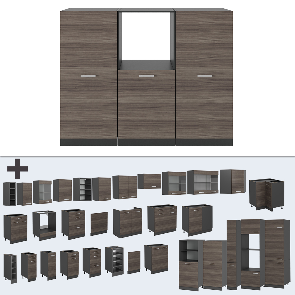 Einbauküche Vicco R-Line 180 cm ohne Arbeitsplatte - Bild 89 von 104