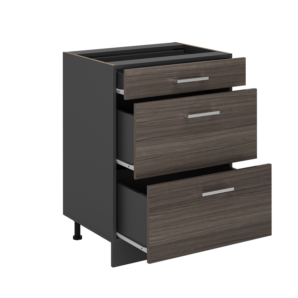 Küchenunterschrank Vicco R-Line 60 cm mit Schubladen, ohne Arbeitsplatte - Bild 60 von 68