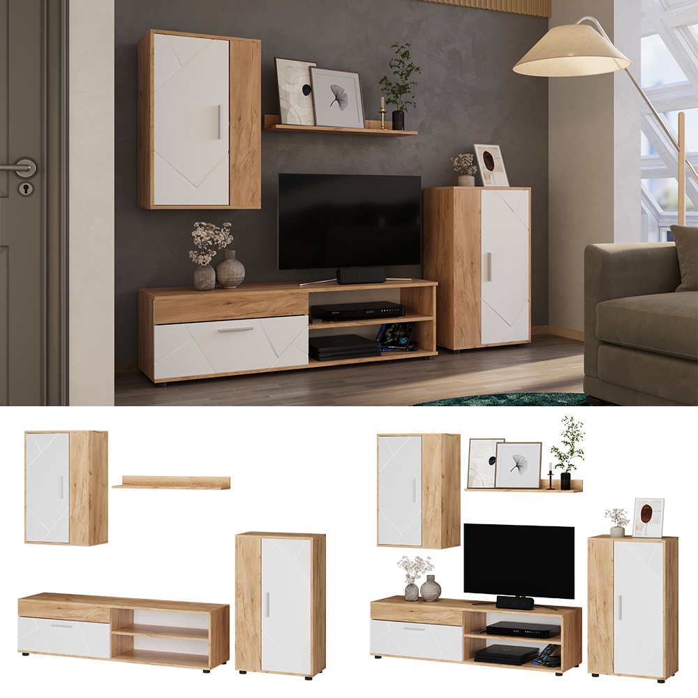 Wohnwand Vicco Berno 4-teiliges Set - Bild 57 von 63