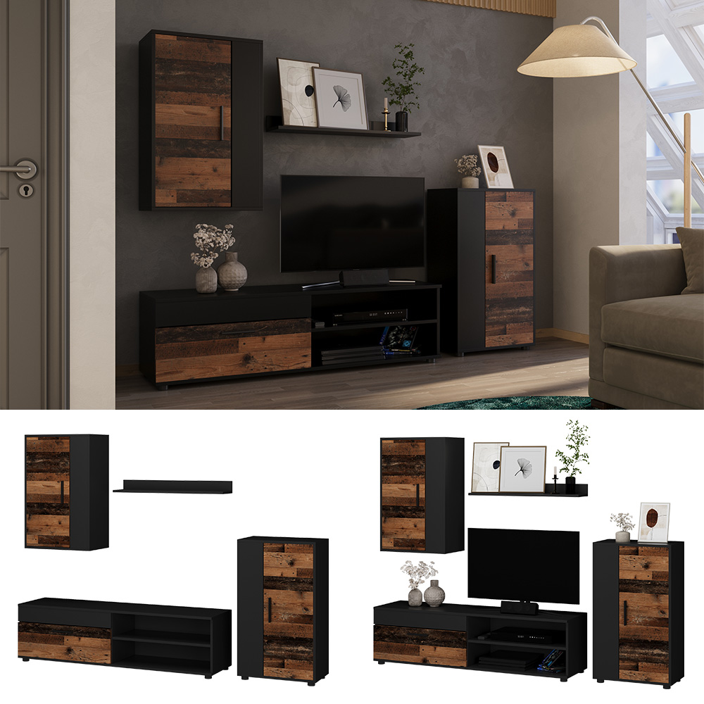 Wohnwand Vicco Berno 4-teiliges Set - Bild 49 von 63