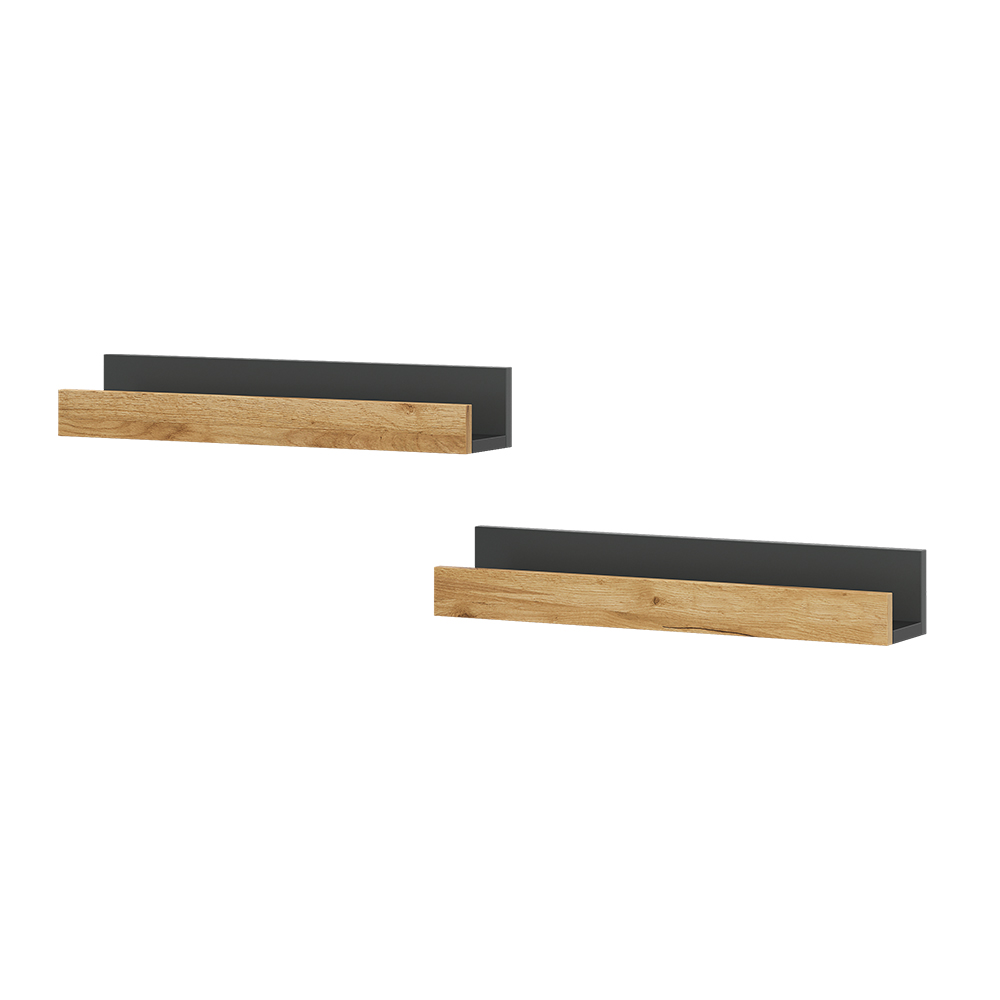 Wandregal Vicco Tomy 60 x 10 cm 2er Set