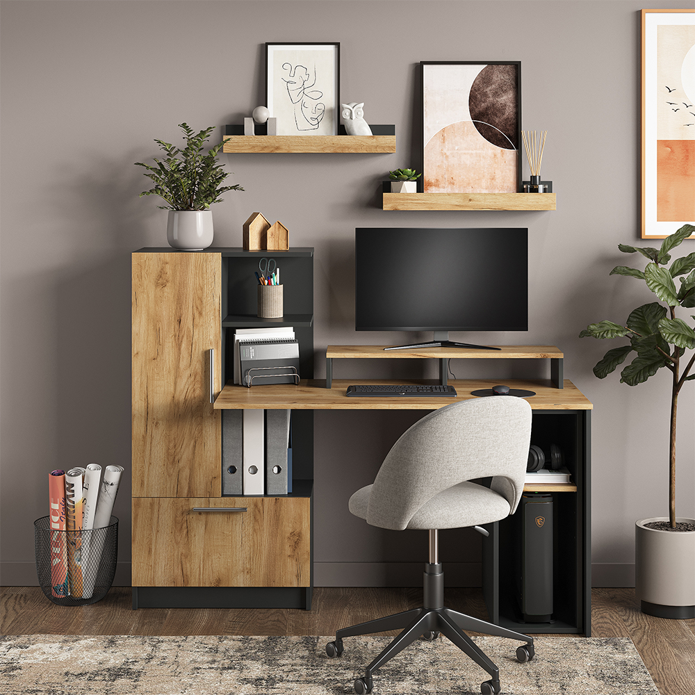 Wandregal Vicco Tomy 60 x 10 cm 2er Set