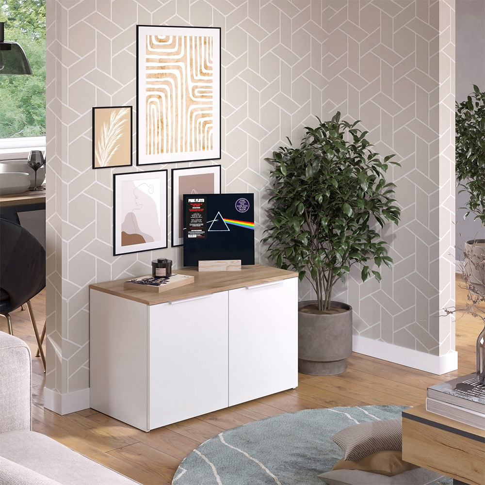 Kommode Vicco Wido 80 x 50 cm mit 2 Türen