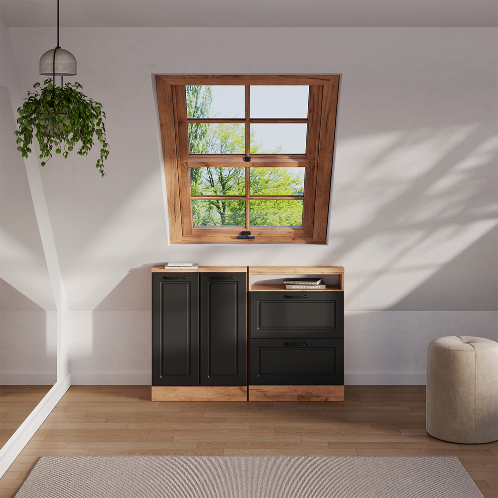 Dachschrägenschrank Vicco Rion 2er Set