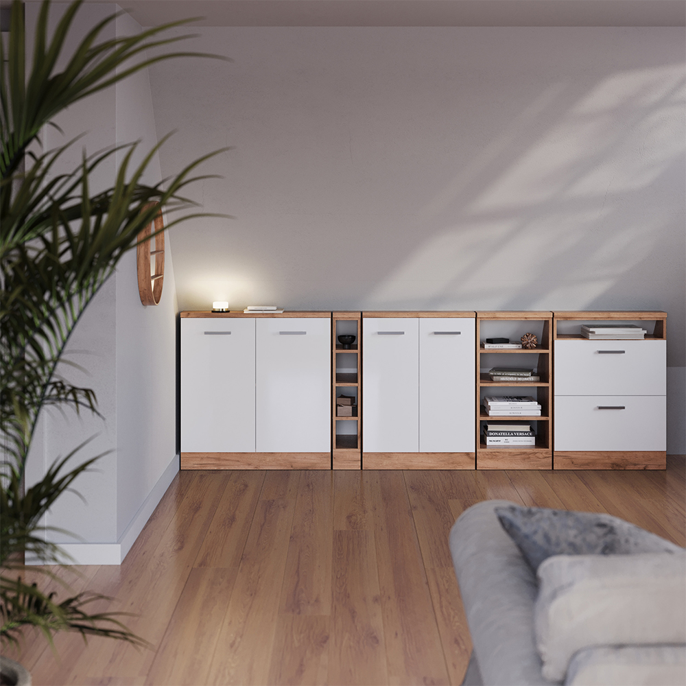 Dachschrägenschrank Vicco Rion 2er Set