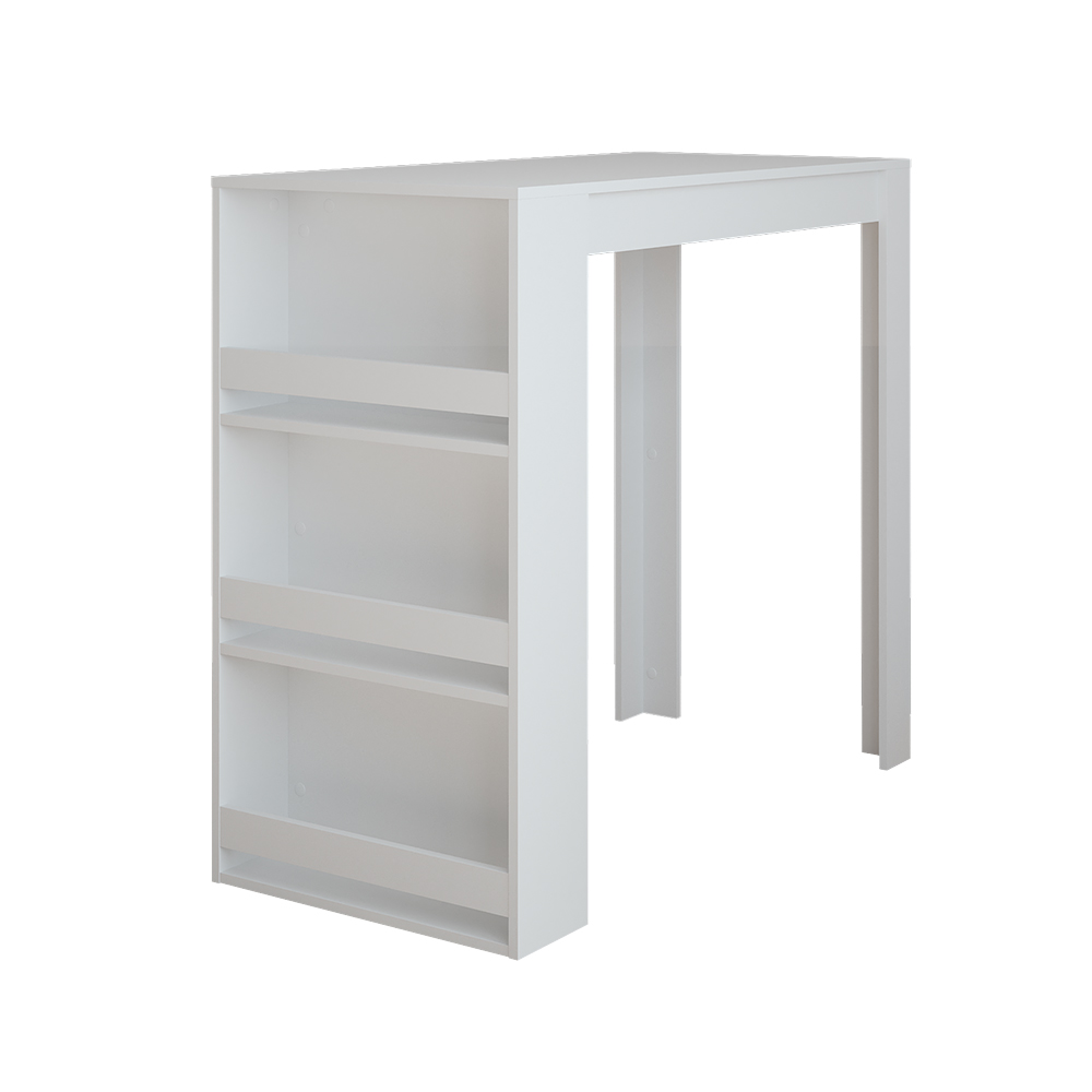 Vicco Tavolo da bar Bianco 57 x 117 cm