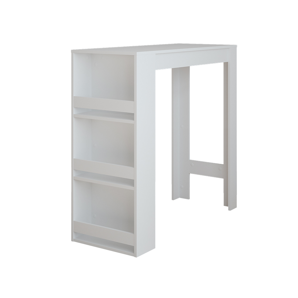 Vicco Tavolo da bar Bianco 45 x 110 cm