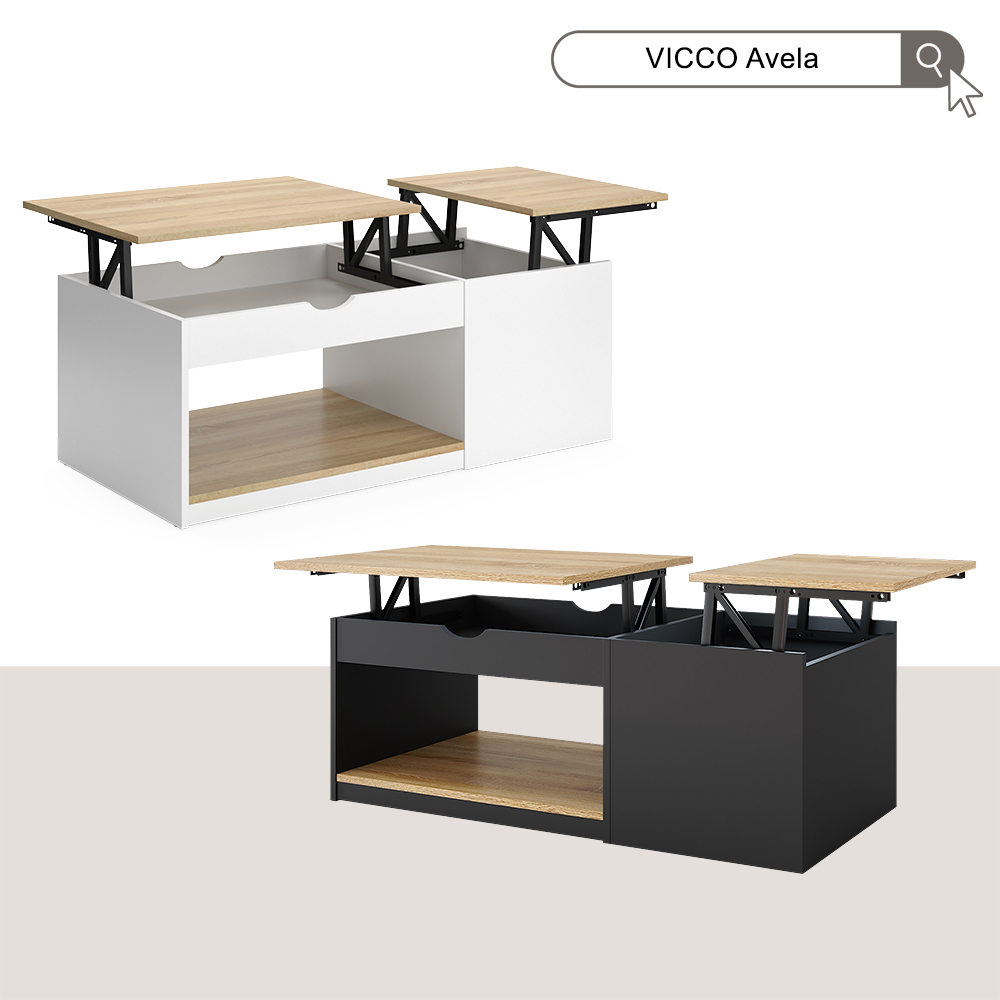 Couchtisch Vicco Avela 55 x 110 cm - Bild 9 von 18