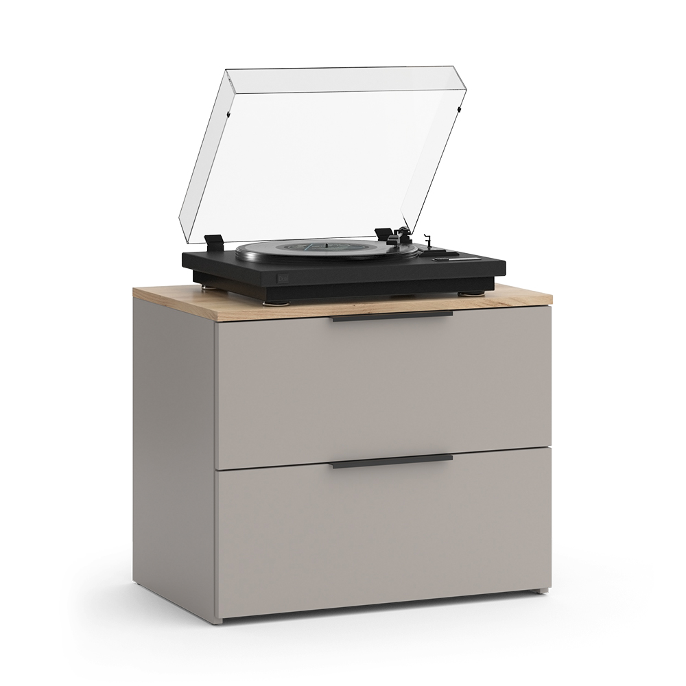 Kommode Vicco Wido 60 x 50 cm mit 2 Schubladen