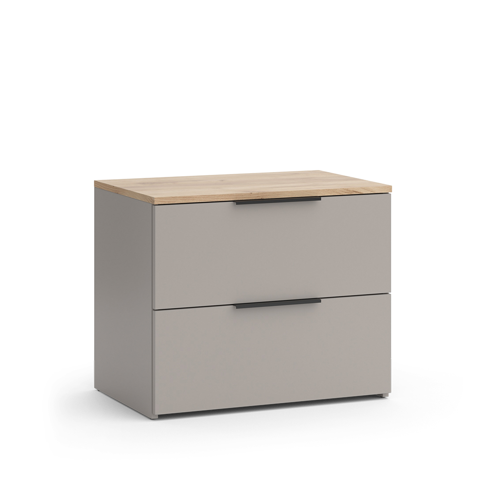 Kommode Vicco Wido 60 x 50 cm mit 2 Schubladen