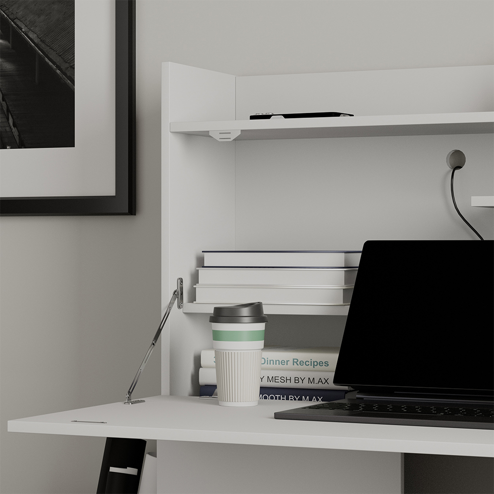 Sekretär Schreibtisch Vicco Alena 85 x 27 cm - Bild 6 von 16