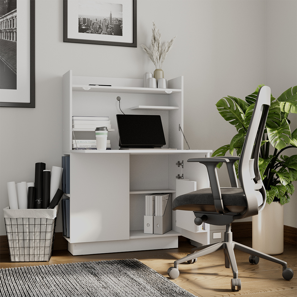 Sekretär Schreibtisch Vicco Alena 85 x 27 cm - Bild 5 von 16