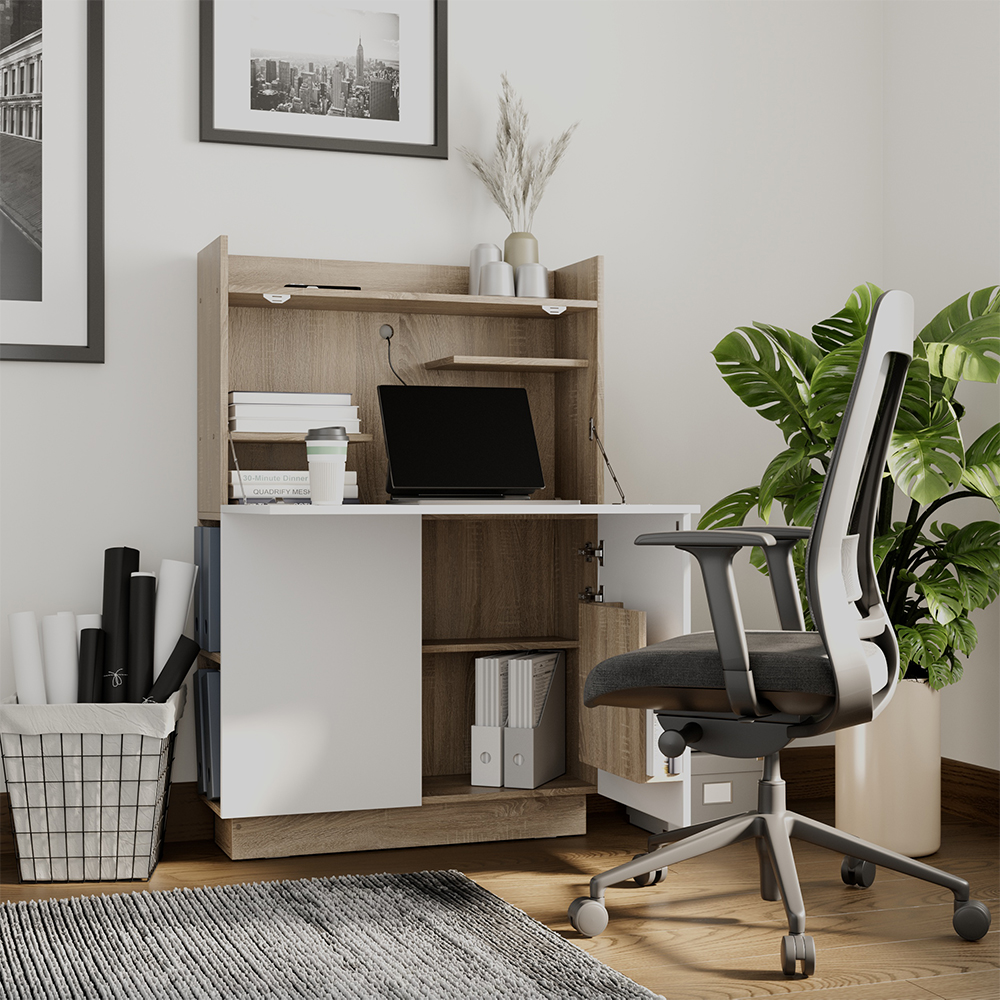 Sekretär Schreibtisch Vicco Alena 85 x 27 cm - Bild 12 von 16