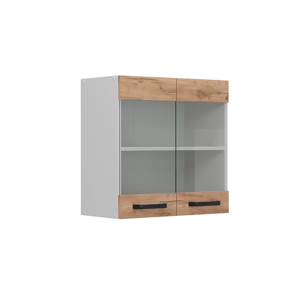 Vicco Köksskåp i glas Goldkraft ek 60cm, R-Line