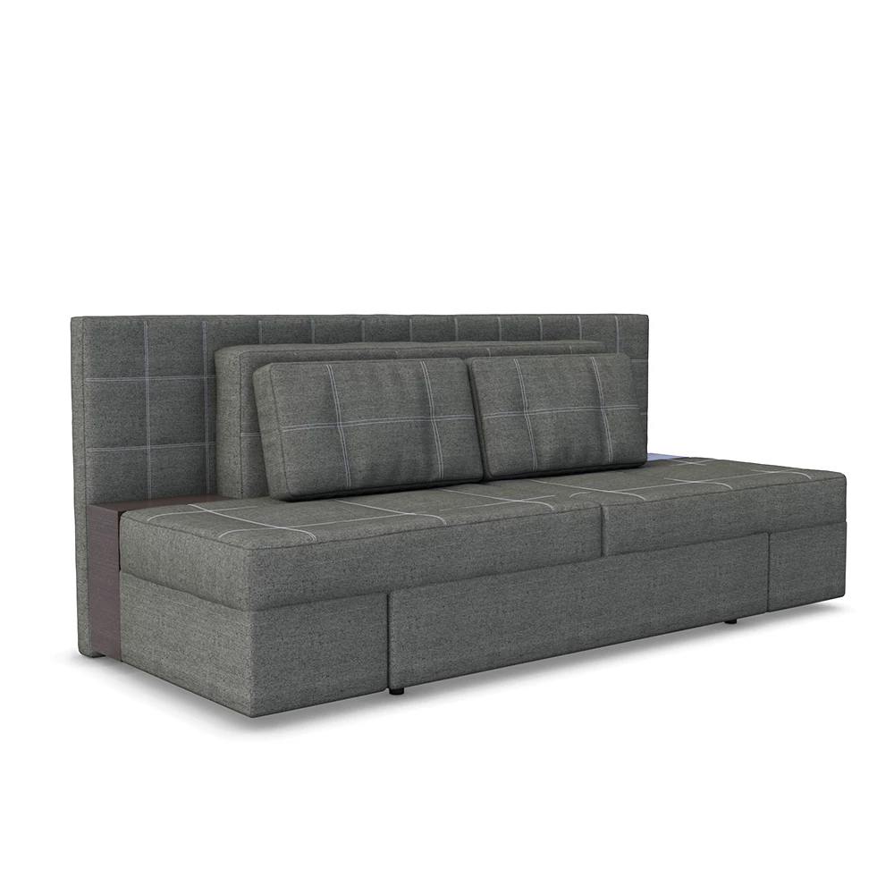 Vitalispa Sofa Grau 235 cm