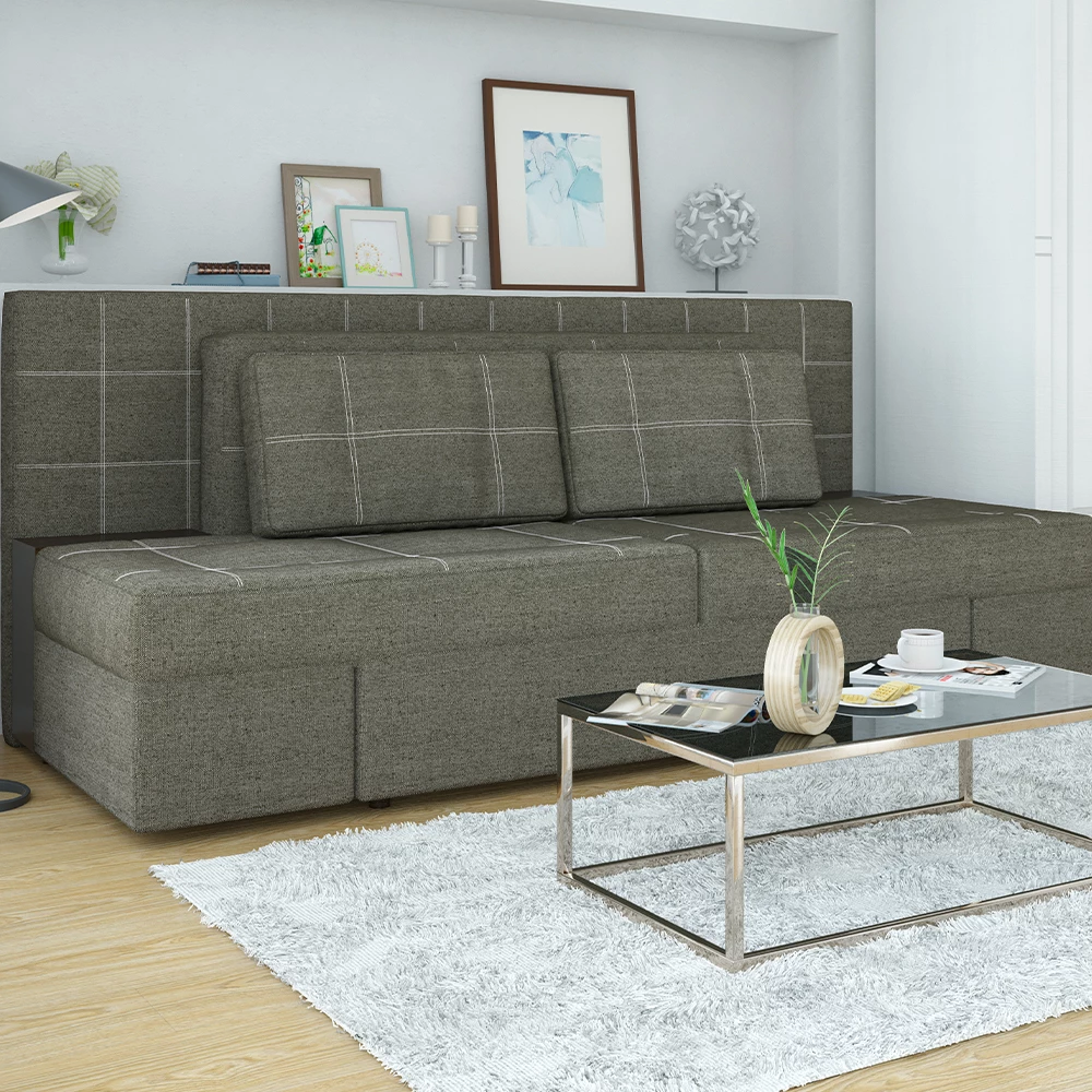 Vitalispa Sofa Grau 235 cm