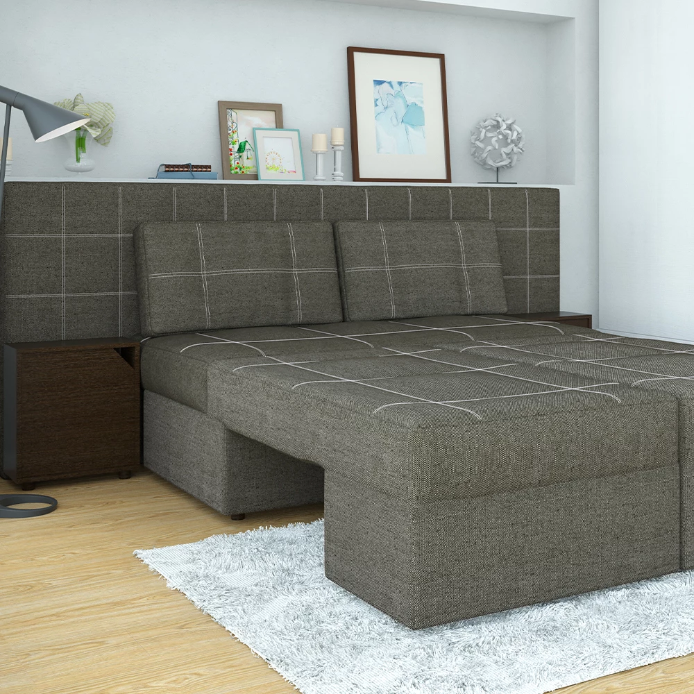 Vitalispa Sofa Grau 235 cm
