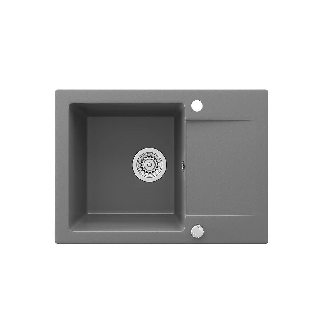 Bergström Évier Gris 57.7x41.8cm avec emplacement de séchage,