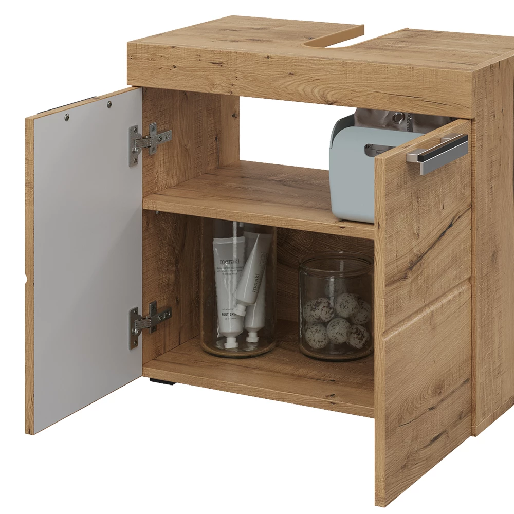 Vicco Wastafelonderkast Eiken Wotan 60 x 56 cm, Luna
