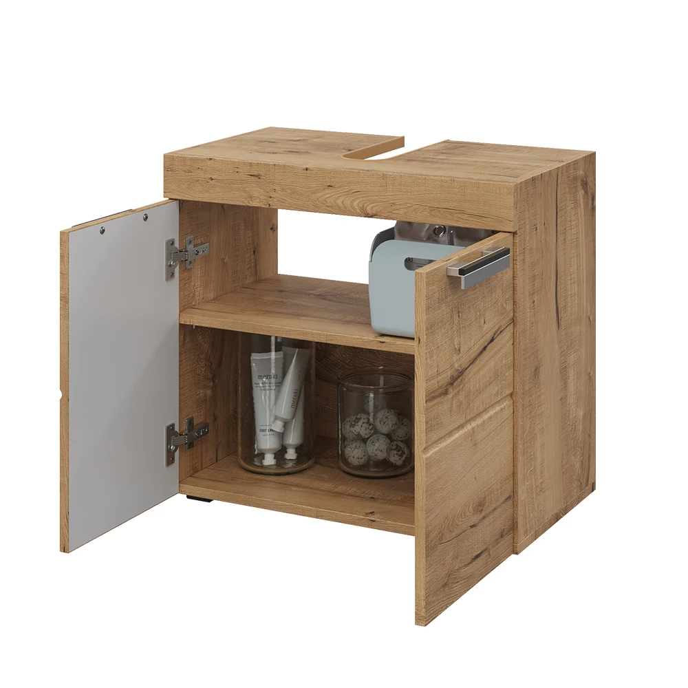 Vicco Wastafelonderkast Eiken Wotan 60 x 56 cm, Luna