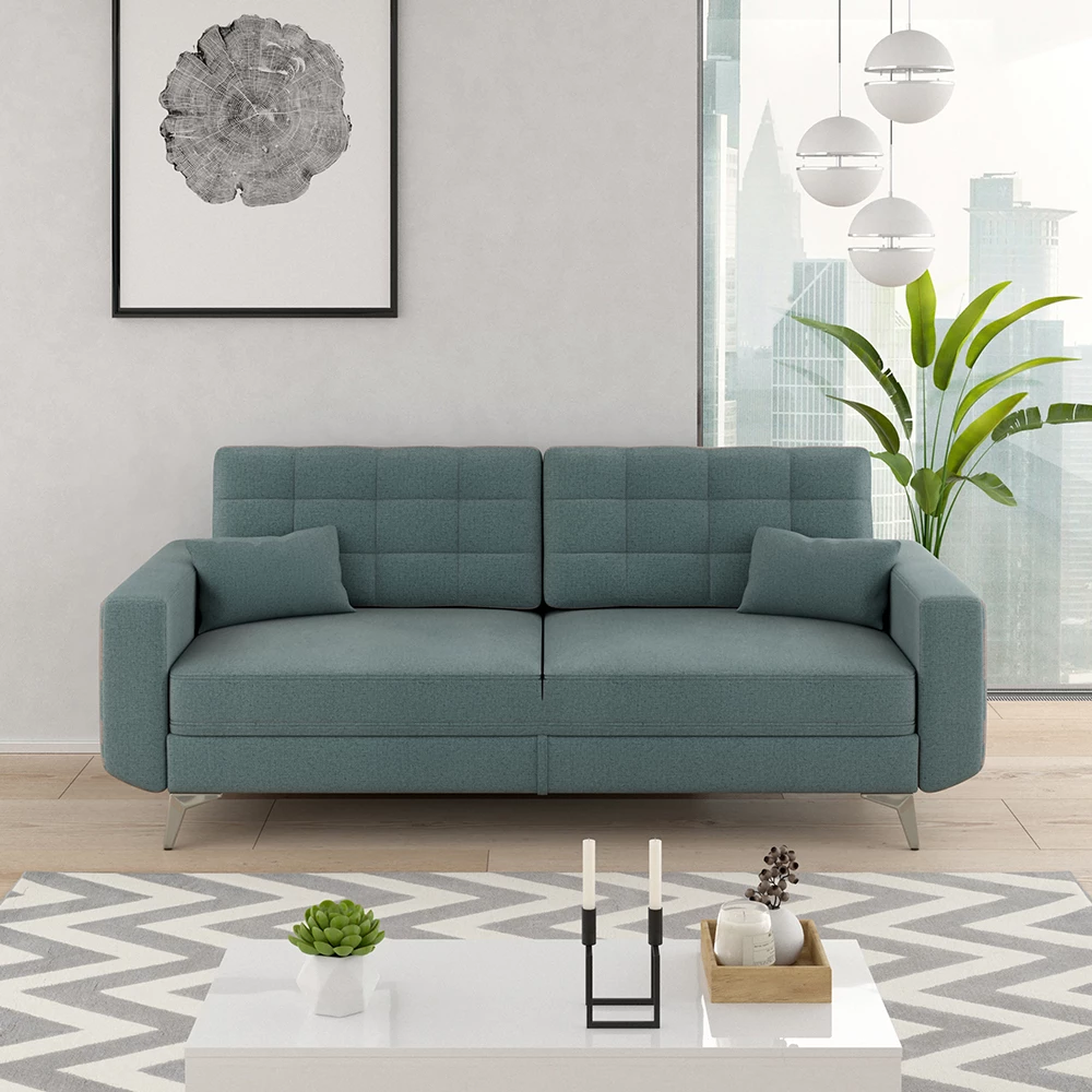 Vitalispa Sofa Blau 230 cm, York