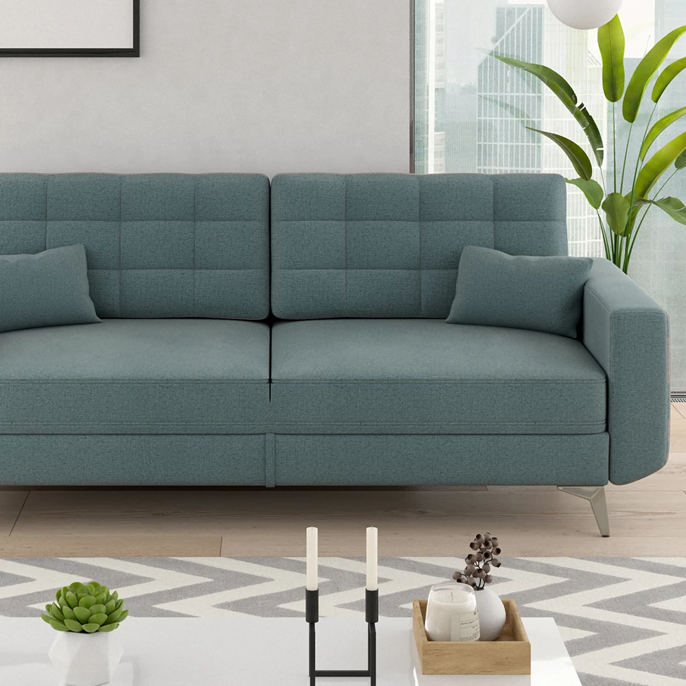 Vitalispa Sofa Blau 230 cm, York
