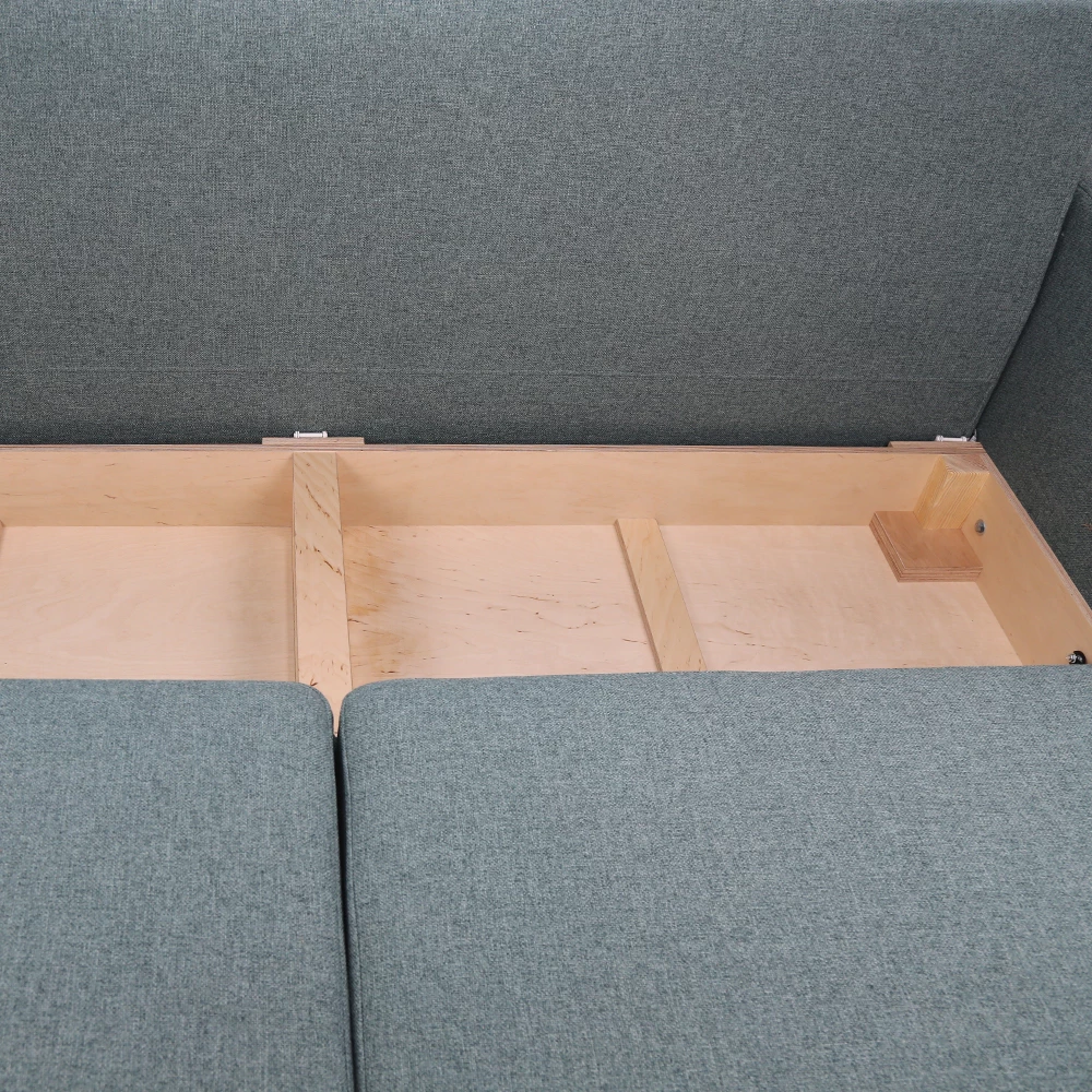 Vitalispa Sofa Blau 230 cm, York
