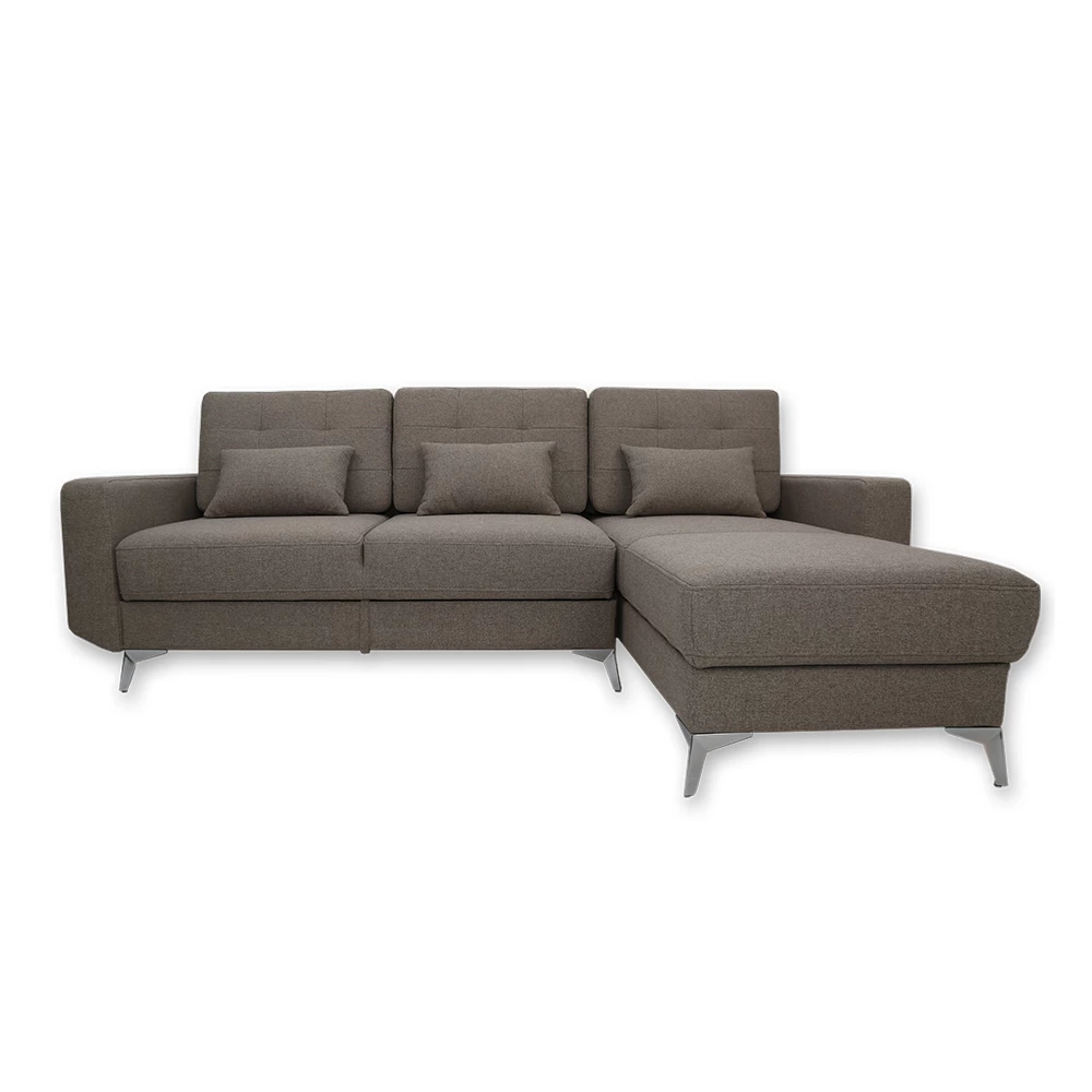 Vitalispa Sofa L Form Braun 260 x 96 cm, York