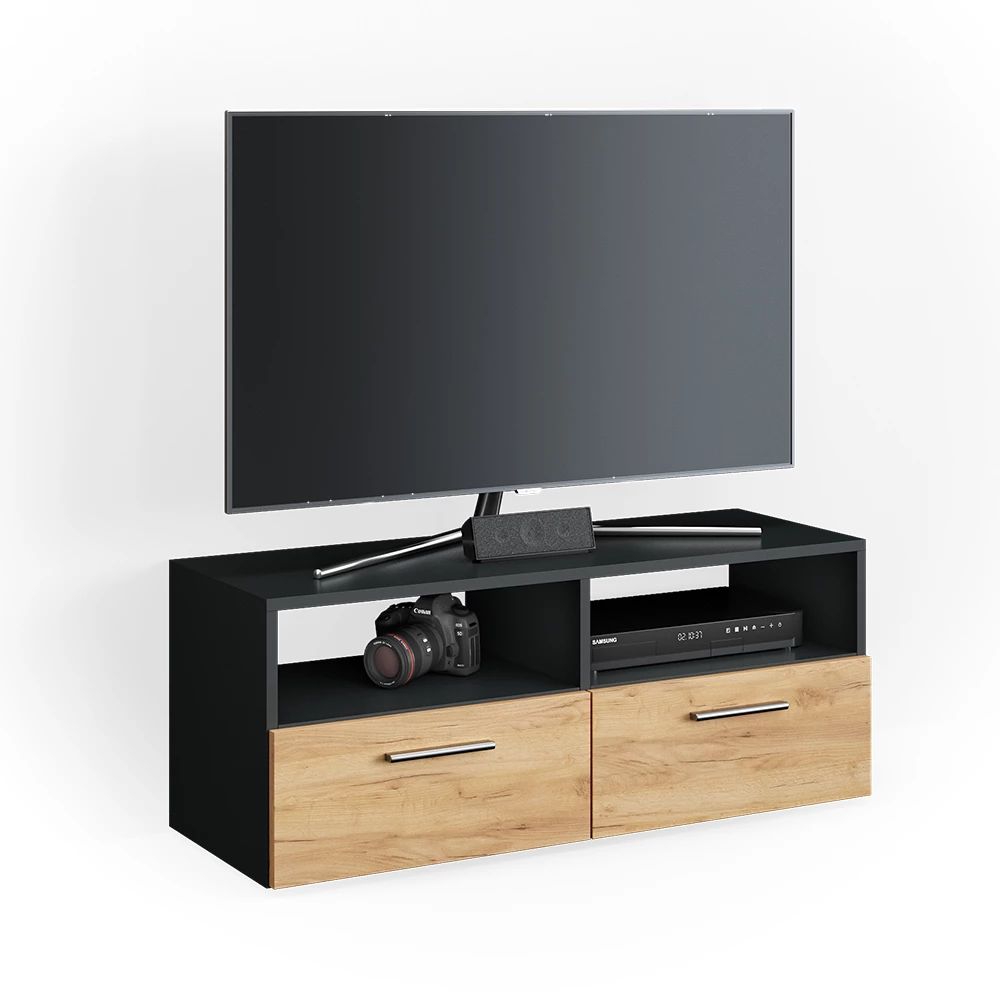 livinity® Lowboard Anthrazit 95 x 38 cm, Diego