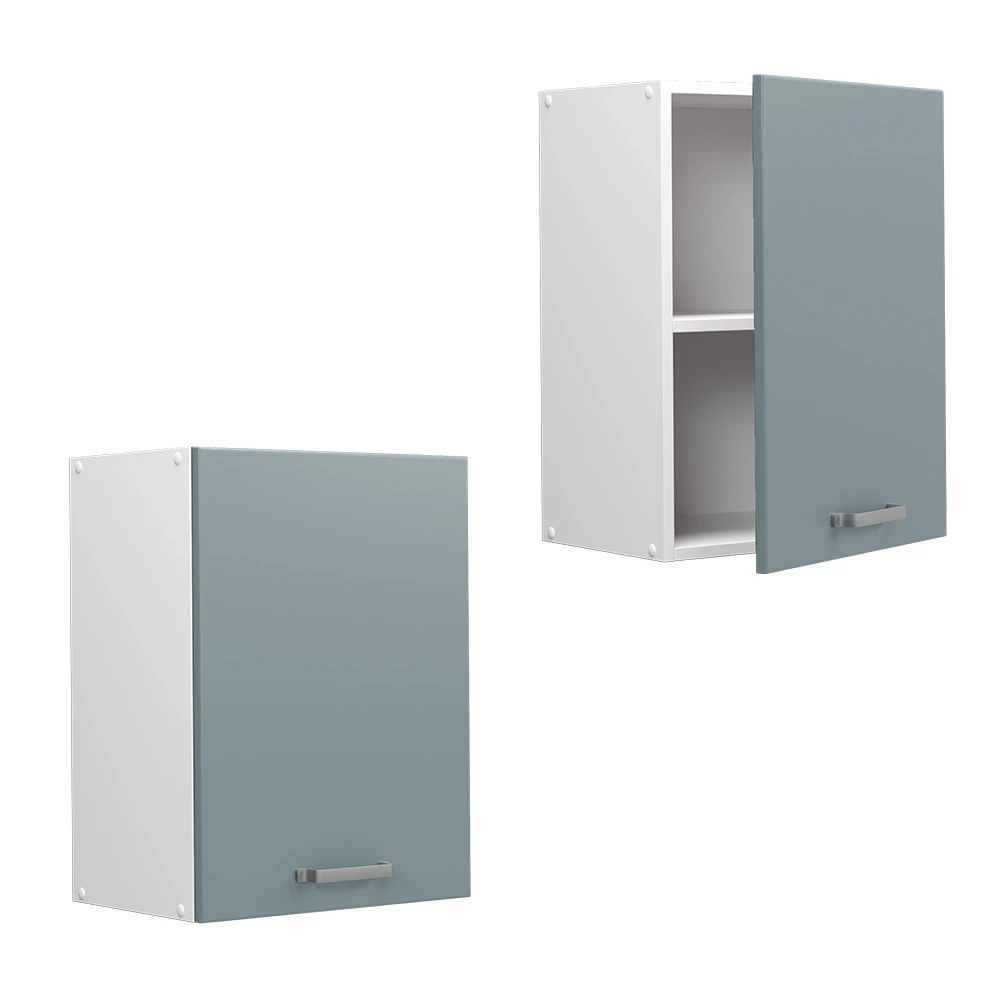 Vicco Hängeschrank "R-Line", Blau-Grau/Weiß, 45 cm
