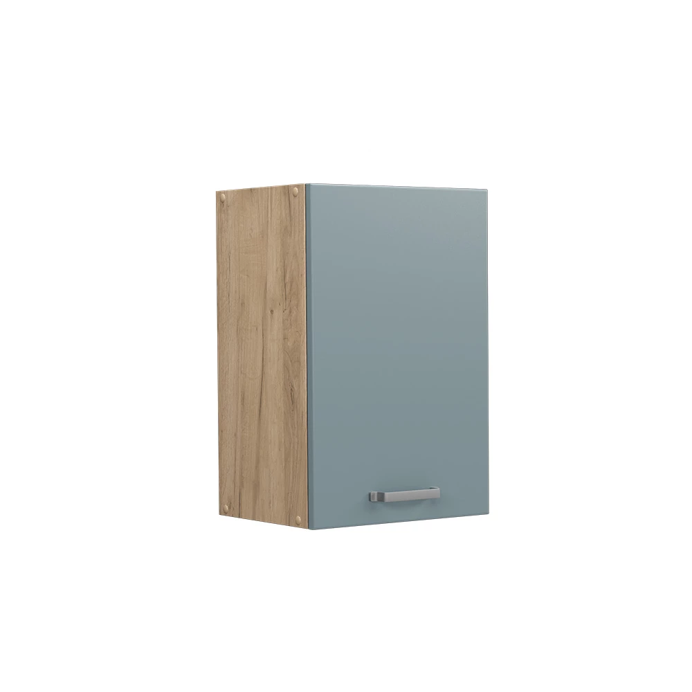 Vicco Fali szekrény "R-Line", Kékesszürke/Arany Power tölgy, 40 cm