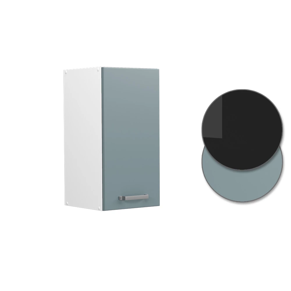 Vicco Hängeschrank "R-Line", Blau-Grau/Weiß, 30 cm