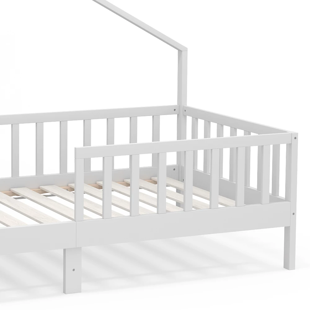 Vitalispa Letto montessori bambini Bianco 90x200 cm, Justus