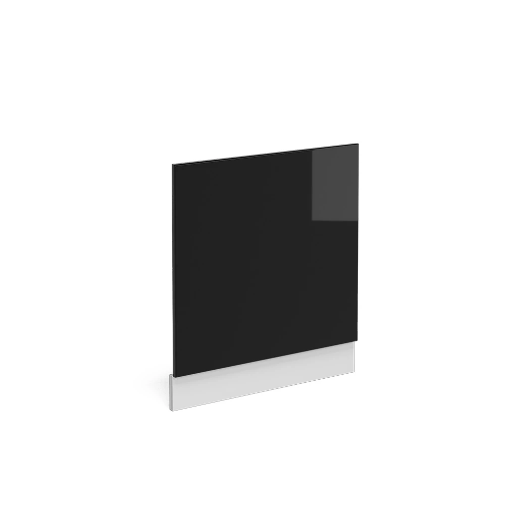 Vicco frontpanel "R-Line", högblank svart/vit, 60 cm utan bänkskiva