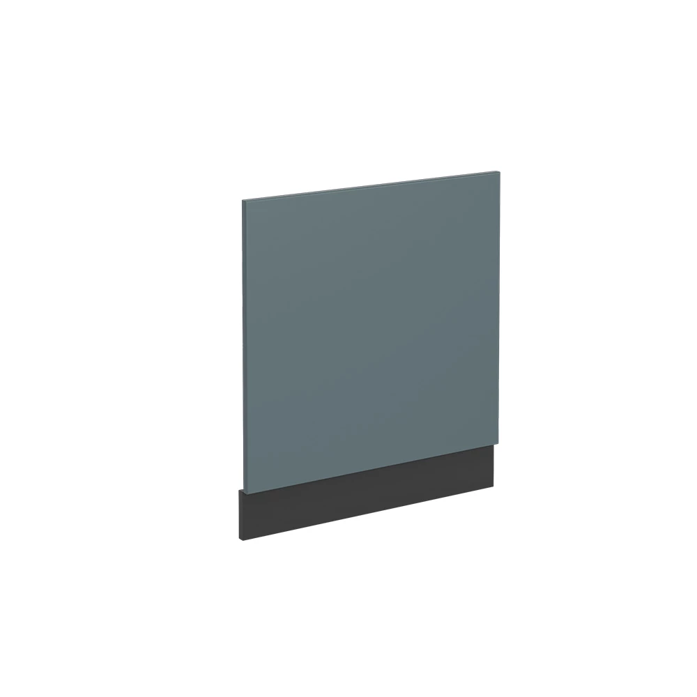 Vicco Frontblende "R-Line", Blau-Grau/Anthrazit, 60 cm ohne Arbeitsplatte